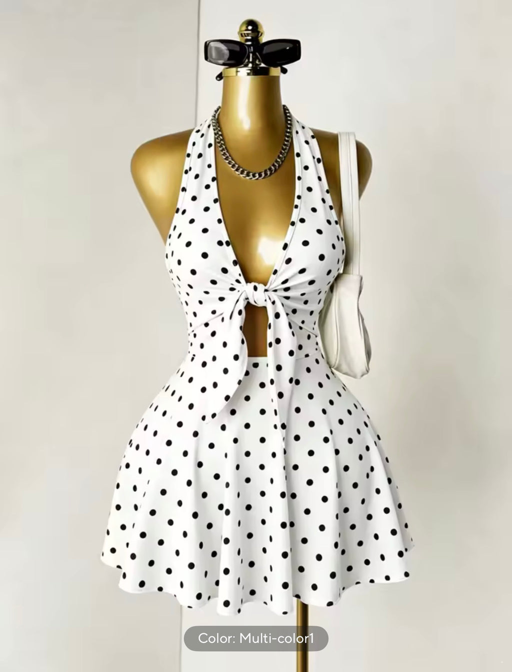 Women Summer Y2K Night Club Party Flare Skirt Dresses