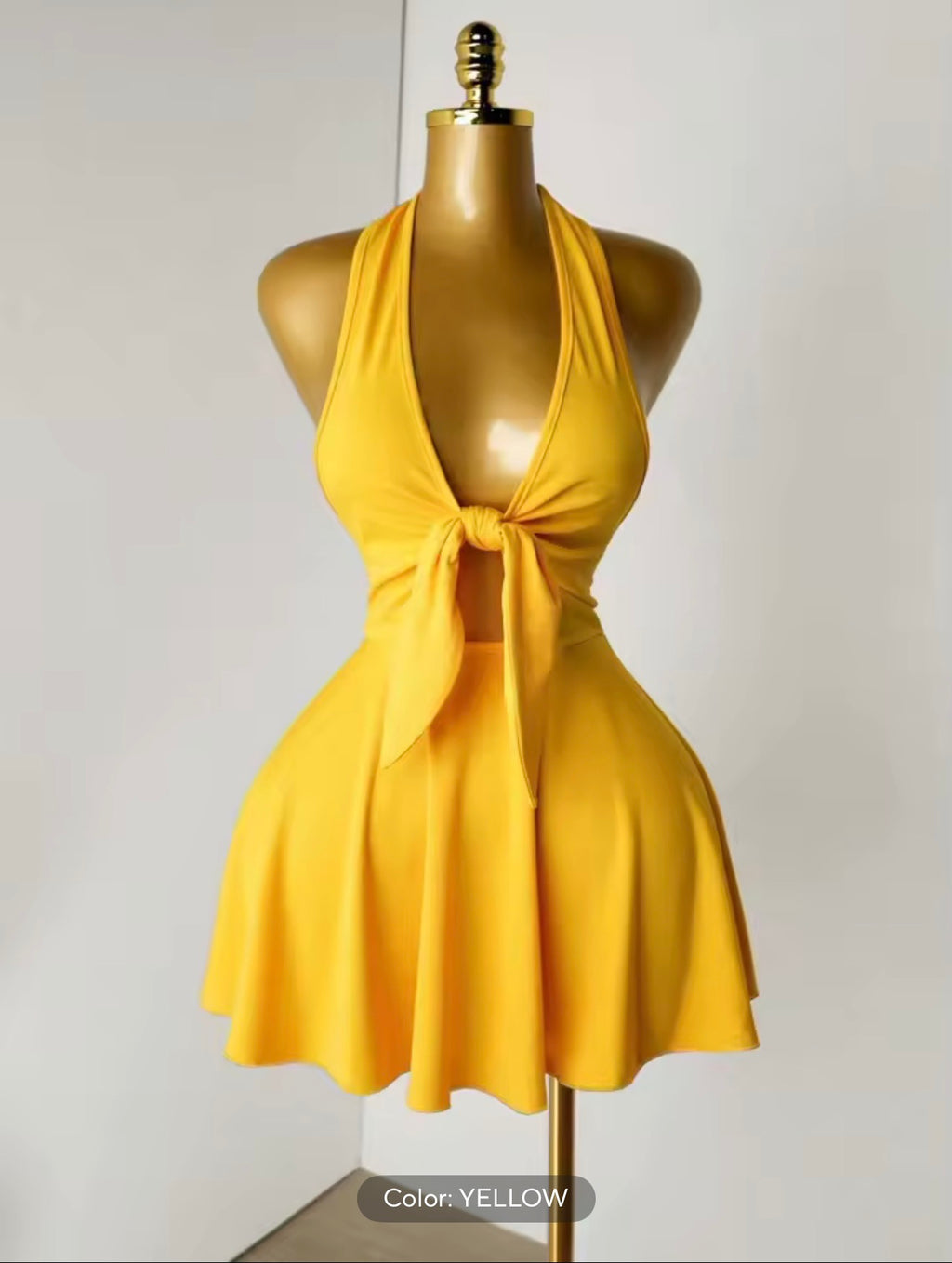 Women Summer Y2K Night Club Party Flare Skirt Dresses