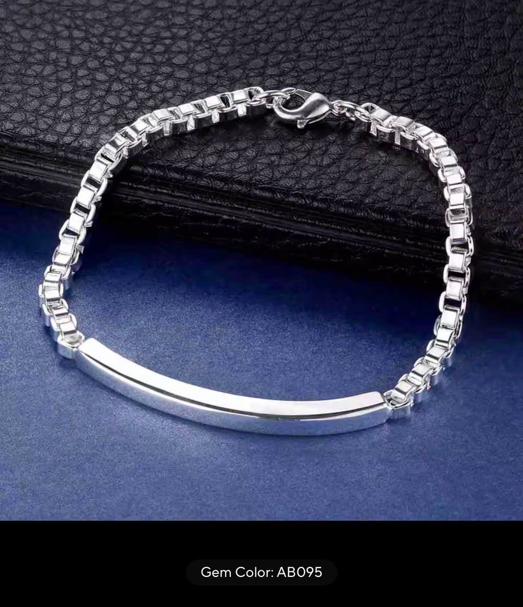 New 925 Sterling Silver Bracelet Bead High Quality Romance Chain For Women Fashion Engagement Party Wedding Jewelry
