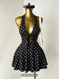 Women Summer Y2K Night Club Party Flare Skirt Dresses