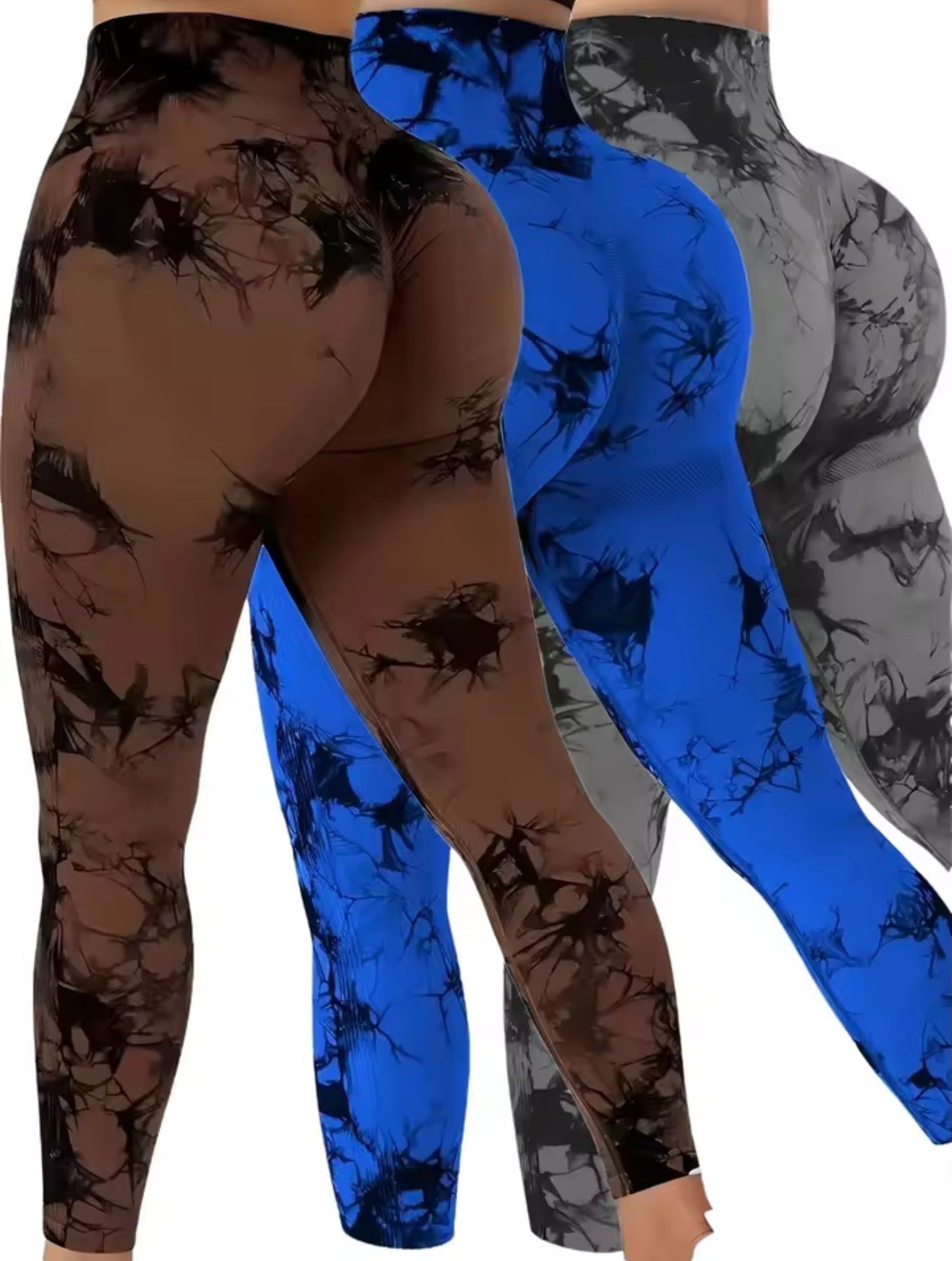 Seamless Leggings for Women High Waist Yoga Pants, Scrunch Butt Lifting Elastic Tights, Side mesh design