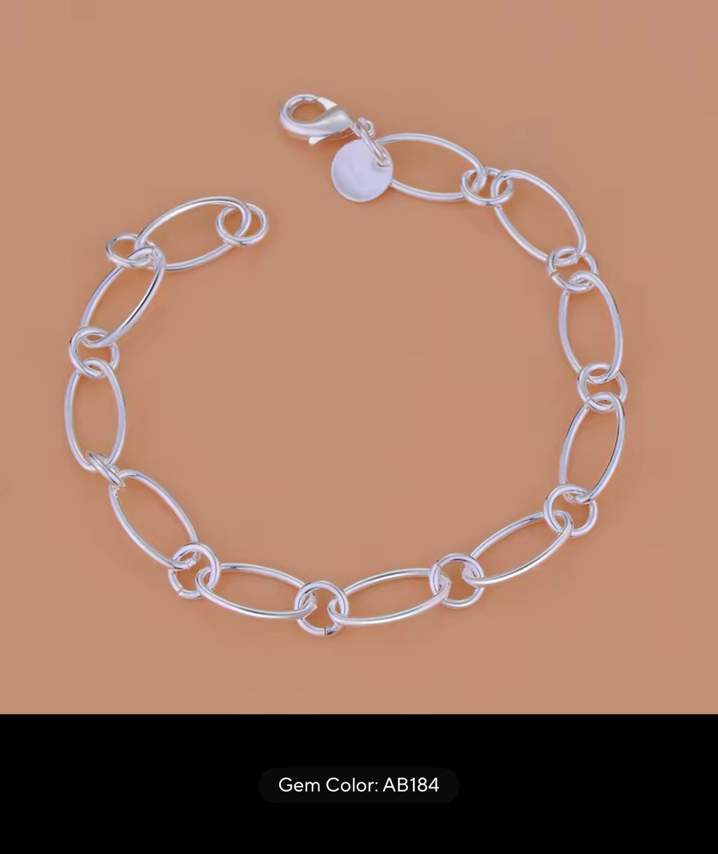 New 925 Sterling Silver Bracelet Bead High Quality Romance Chain For Women Fashion Engagement Party Wedding Jewelry